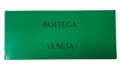 BOTTEGA VENETA Triangle Eyeglass Sunglass Case Green Magnetic Closure Designer