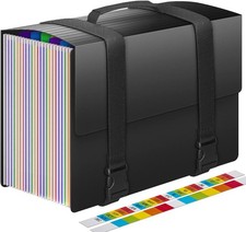 25 Pockets Accordion File Organizer Expanding...