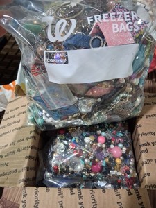 10+Lbs Craft Jewelry Unchecked some Wearable Huge Mega Lot Beads Metals And More