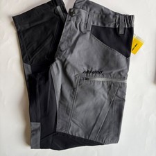 Ski-Doo Mens XL Garage Multi-Pants Gray Black Anti-Tear Adjustable Work Ride NEW