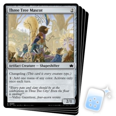 THREE TREE MASCOT X4 Bloomburrow BLB Magic MTG MINT CARD