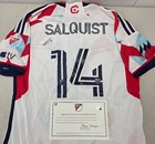 Chicago Fire FC TOBIAS SALQUIST Signed Match Used Soccer Jersey 2024 Season WHT