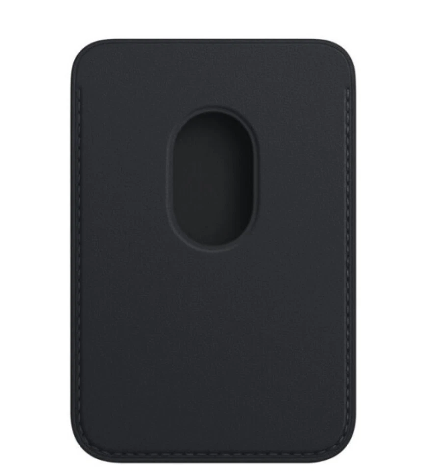 Cartera MagSafe de cuero medianoche para Apple iPhone Foto 2 de 3