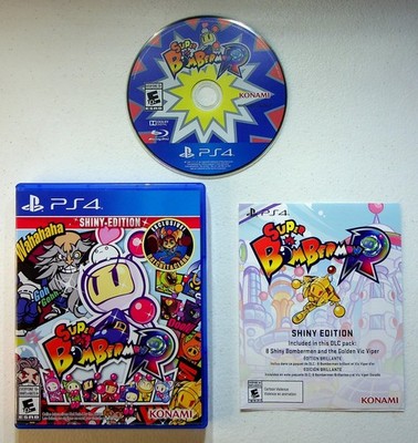 Super Bomberman R Shiny Edition PS4 Video Game Multiplayer