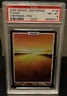 2004 MTG Unhinged Plains #136 Foil PSA 8