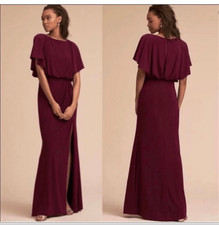 BHLDN Port Wine Lena Dress-4