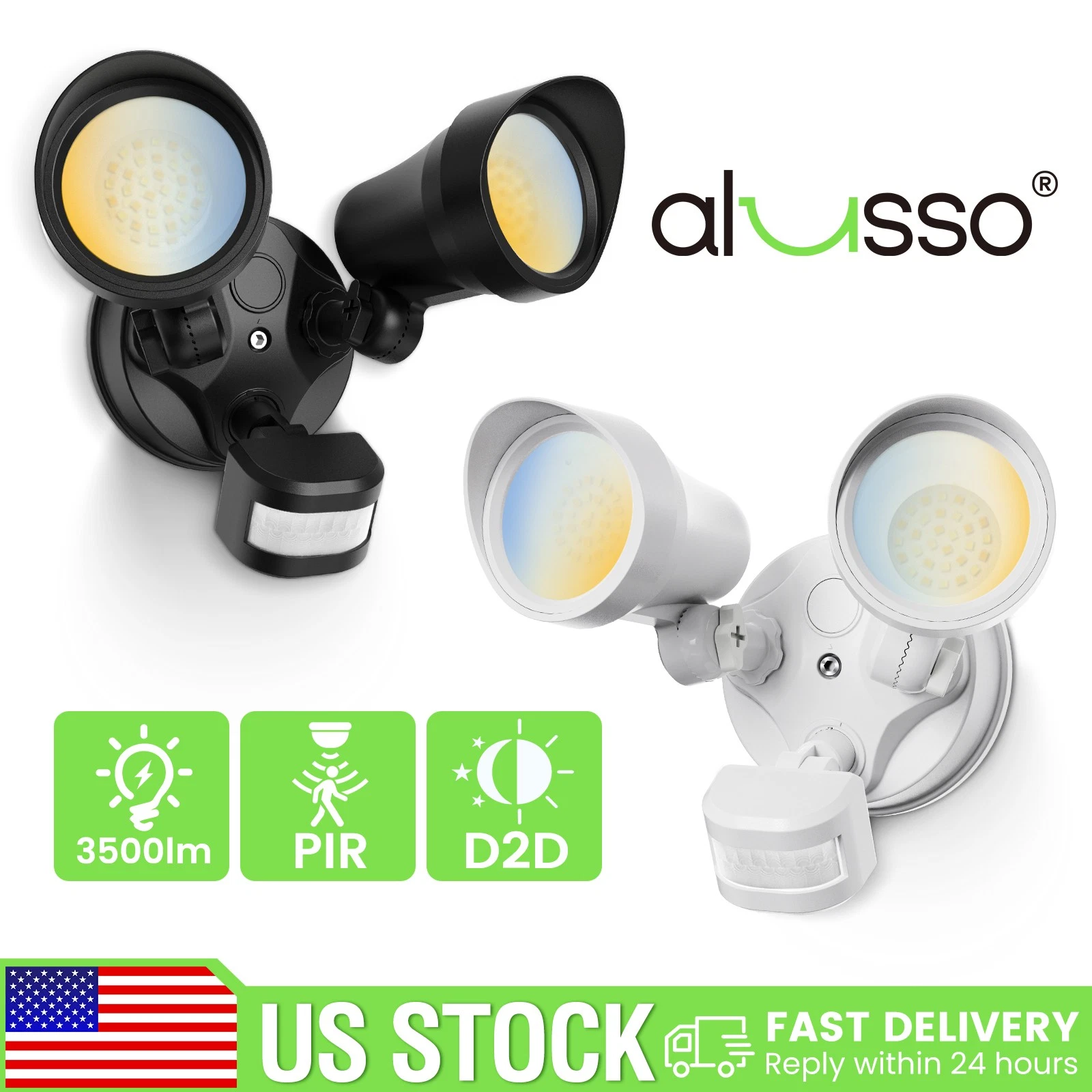 3500lm LED Security Lights PIR Motion Sensor / D2D Outdoor Yard 3CCT Wall Light
Opens in a new windo