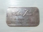 1 oz Silver Bar - Vintage Silver Towne (No Prospector) Blank back