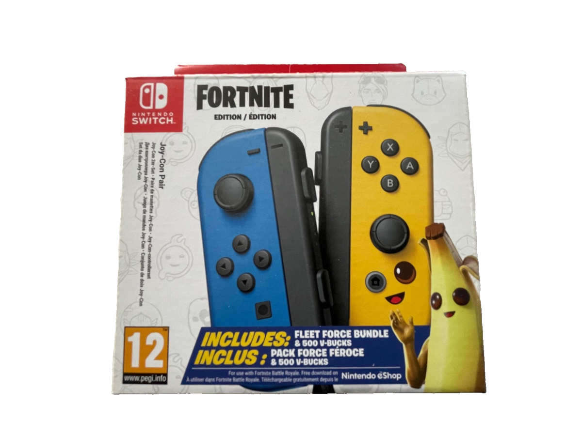 RARE Fortnite Fleet Force Nintendo Switch Joy-cons (no FN code