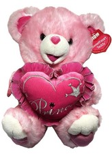 Dan Dee Teddy Bear Plush 2009 Collectors Choice Pink Heart Valentines w/ Tag