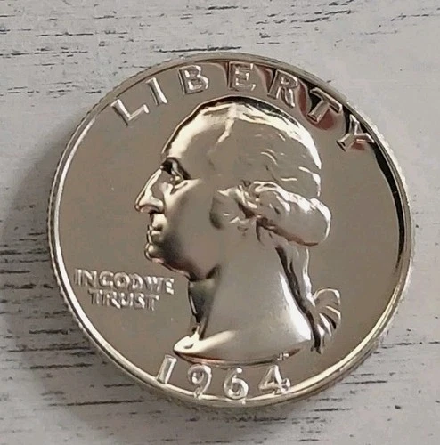 1964-P Wow! Gem Proof Washington Quarter 90% Silver #3