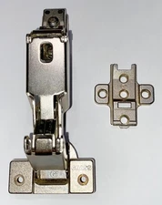 GRASS Hinge 1203, FREE SWING, 170°,Full Overlay with GRASS "44" Mounting Plate