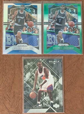 ANFERNEE HARDAWAY 3 card lot  Orlando Magic Phoenix Suns