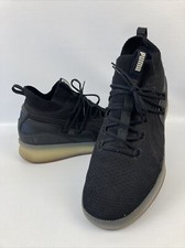 puma hoops purple glow