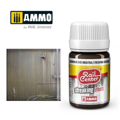 AMMO MIG Rail Center Paint Industrial Streaking Dust  R-2103