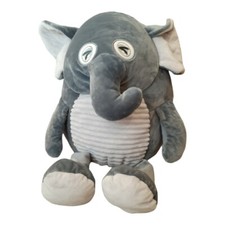 Hug Fun Elephant Plush Changing Eyes Soft Pillow Toy 18" Sleepy Lenticular