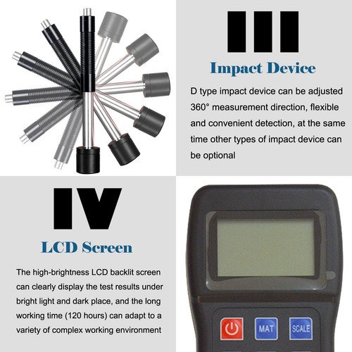 Leeb Hardness Tester Digital Hardness Measurement LCD Display with USB Interface - Picture 17 of 18