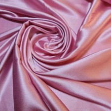 Silky Satin Fabric Plain Dress Craft Costume Lining Wedding Drape Material 58"