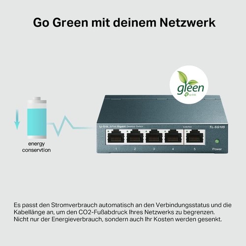 TP-Link 5-Ports Gigabit Netzwerk Switch (bis 2000 MBit/s im - Bild 5 von 7