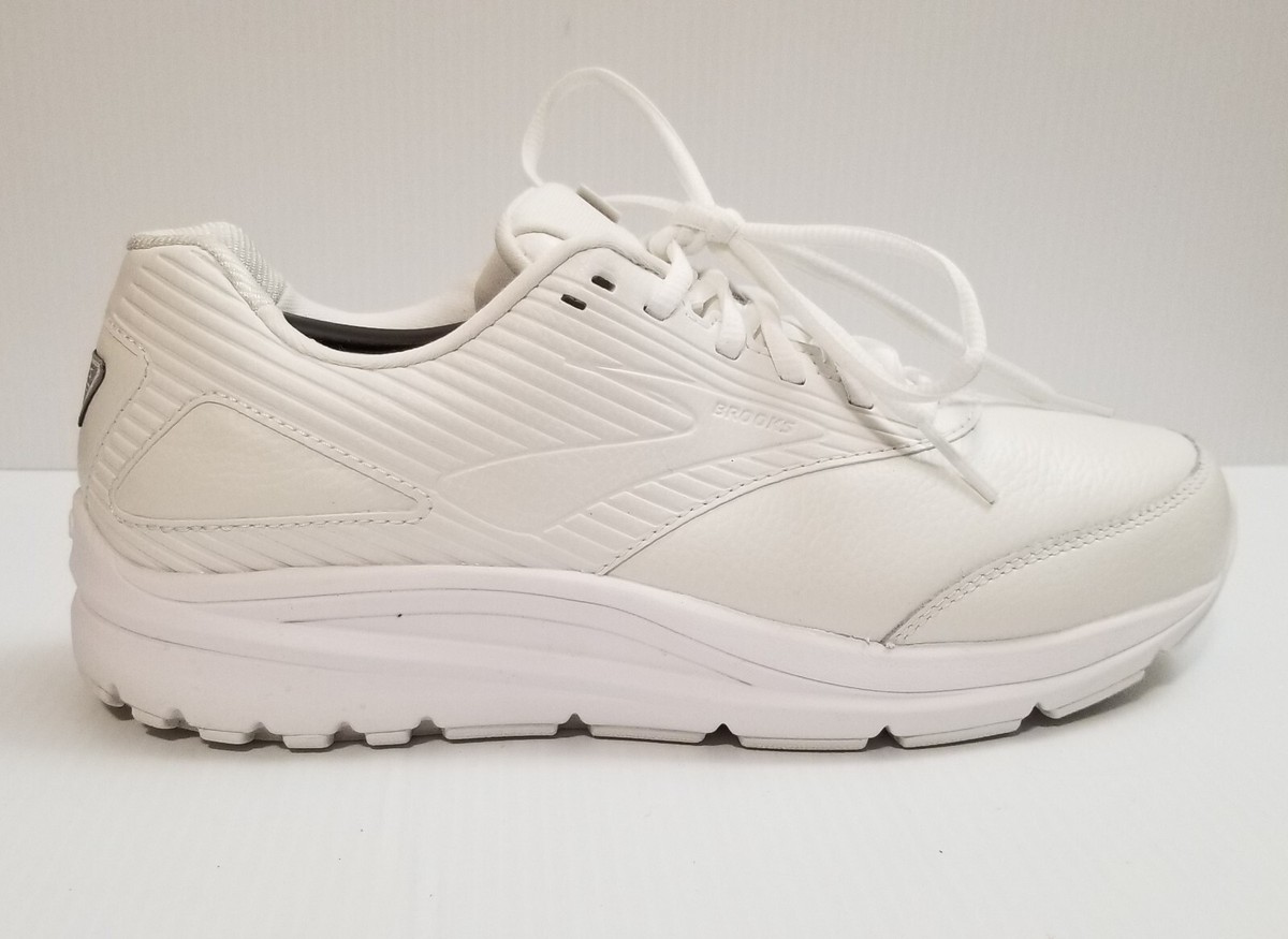 Brooks Addiction Walker Women Shoes White Slip Resistant Max Support  Work - Main Image