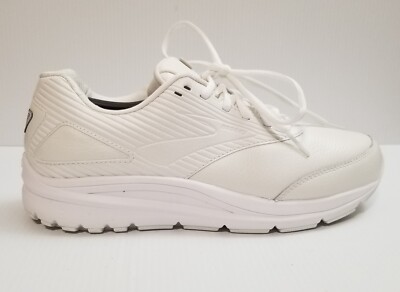Brooks Addiction Walker 2 Women 10.5 Shoes White Slip Resistant Max Support Work