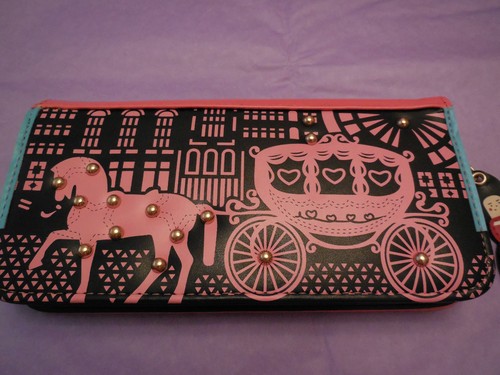 Gift idea Women Girls London theme PU clutch Wallet purse handbag colour 02 - Picture 7 of 8