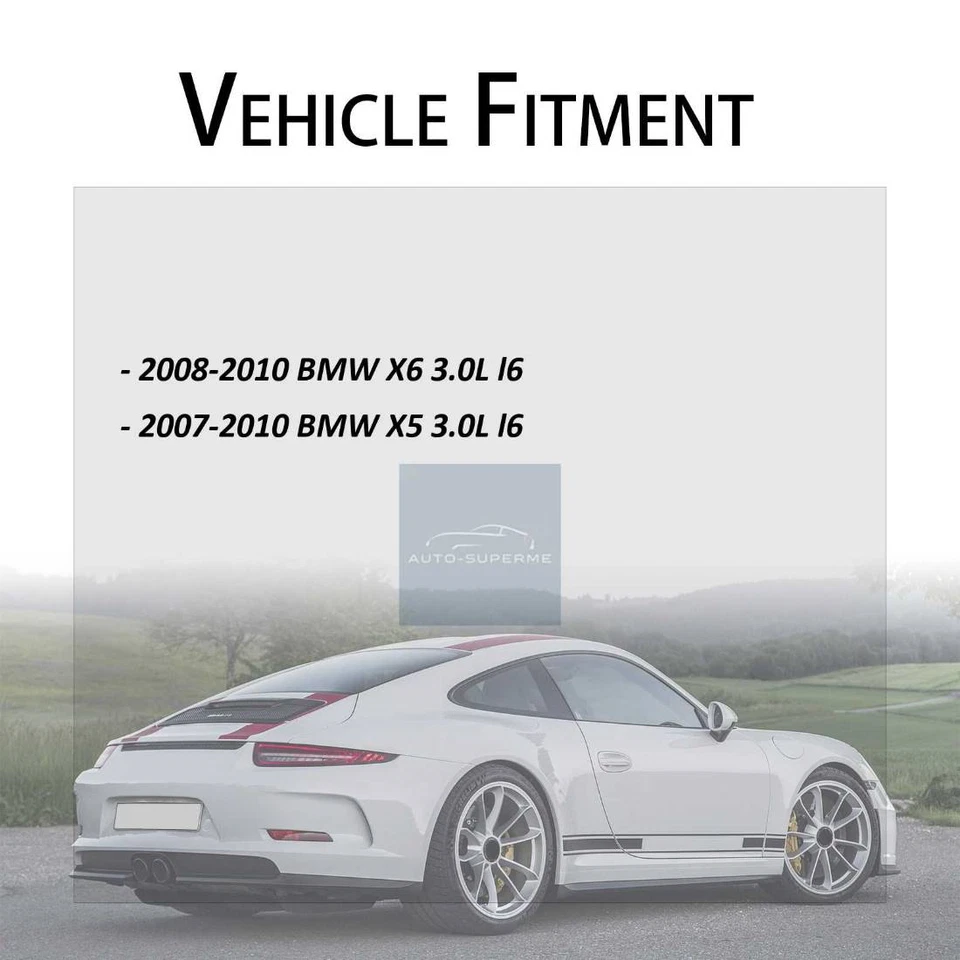 Conjunto de termostato de refrigerante y salida de agua para BMW X5 2007 2008 2009 2010 3,0 L Foto 2 de 3