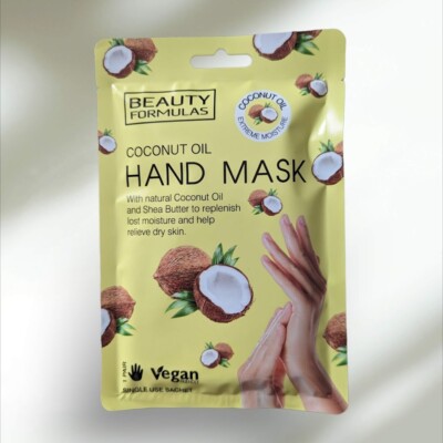 Kokosöl Handmaske Handschuhe feuchtigkeitsspendende Handbehandlung Paar