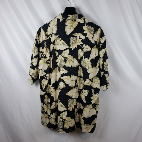 Tommy Bahama Mens Silk Floral All Over Print Button Up Hawaiian Shirt Sz LG EUC - Picture 4 of 8
