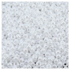 Miyuki Round Rocailles Size 8/0 Seed Bead Pearl Ceylon White 22GM MI-8-420