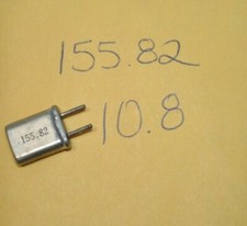Vintage Scanner Radio Crystal - 155.820 MHz / 10.8 iF / HC-25/U