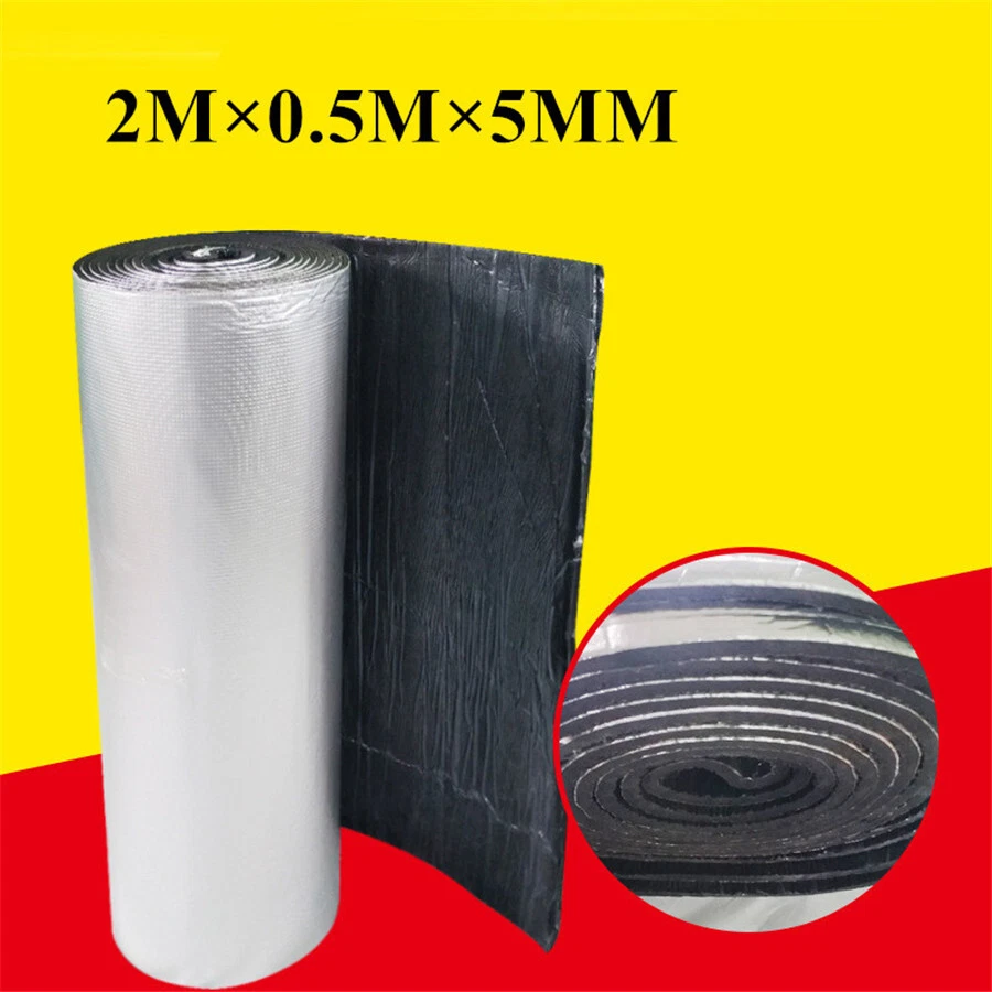 Car Door Hood Engine Self-adhesive Fireproof Sound Deadener Heat Insulation Mat - Image 3 of 4