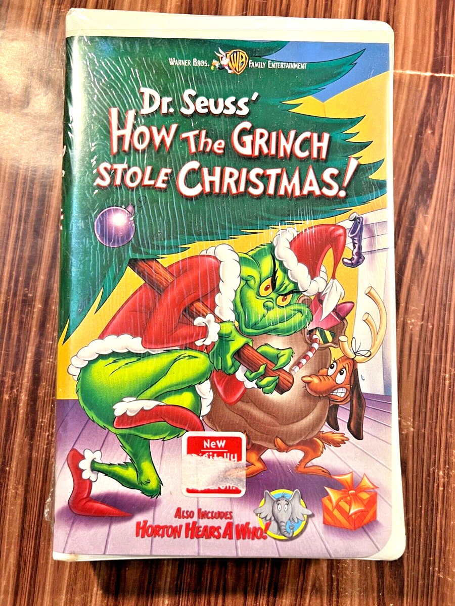 Dr. Seuss How The Grinch Stole Christmas! VHS 2000 Clamshell 1966