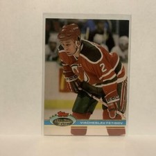 #24 Viacheslav Fetisov New Jersey Devils 1991-92 Topps Stadium Club Hockey Card 