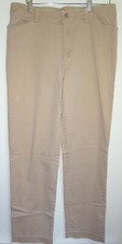 VINTAGE WOMEN'S CHAPS RALPH LAUREN STRAIGHT BEIGE TAN SLACKS SZ 8 PANTS TROUSERS