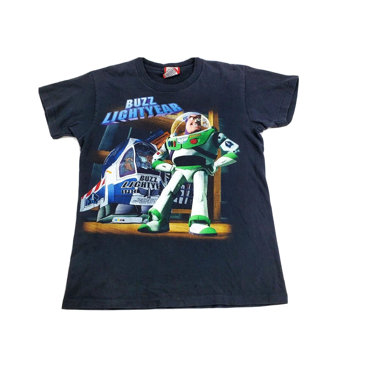 Vintage 90s Toy Story Pixar Buzz Lightyear Movie Promo Disney T Shirt Made n USA