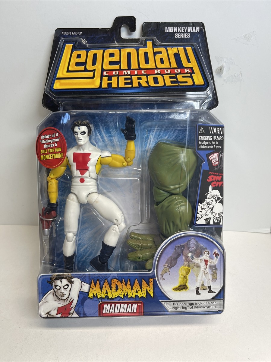 Legendary Comic Book Heroes 6” MADMAN Action Figure MonkeyMan BAF