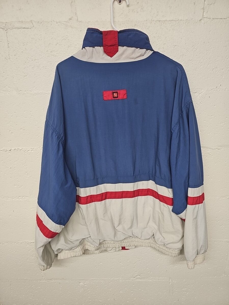 Men's Vintage 90s South Creek Color Block Jacket Nylon 2X Men's Vintage 90s South Creek Color Block Jacket Nylon 2X