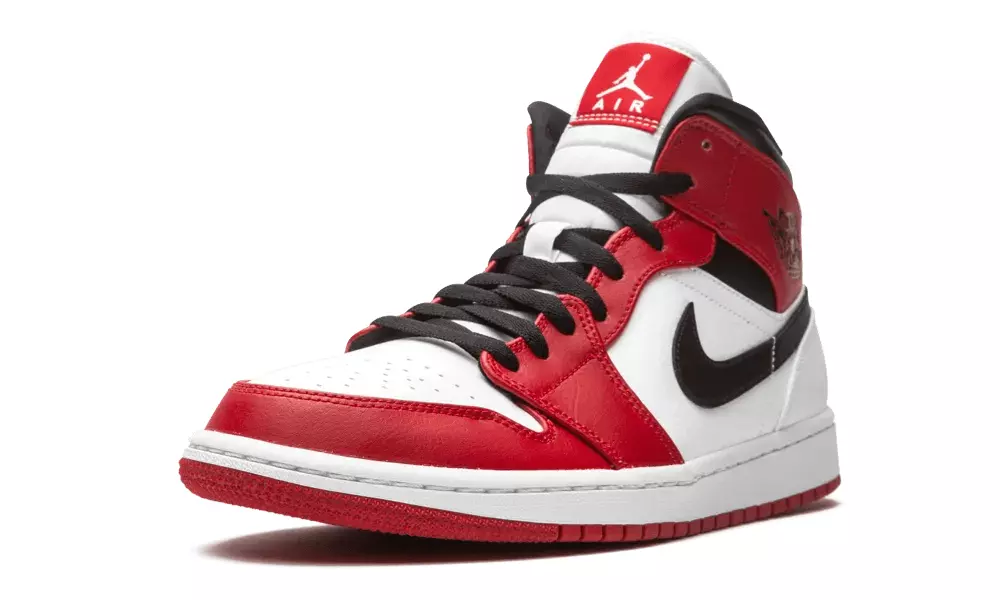 Air Jordan i 1 Mid High Black Toe Red White Bred Banned Chicago 554724 173 10.5