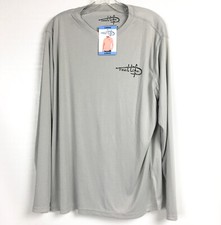 Reel Life Men Large T Shirt Sun Ray Defender Series Long Slv Performance Tee NEW