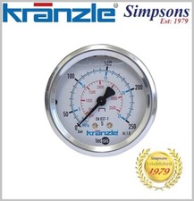 Kranzle Genuine K7/122 Parts - PRESSURE GAUGE 15039