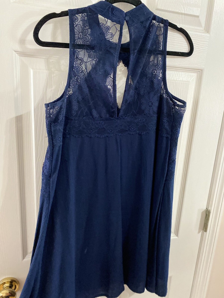 altar'd state blue lace dress Altar’d Navy size Medium This dreamy and elegant LARSA Womens Black Wide Dress Size:M (Fits US 8 - US 10)