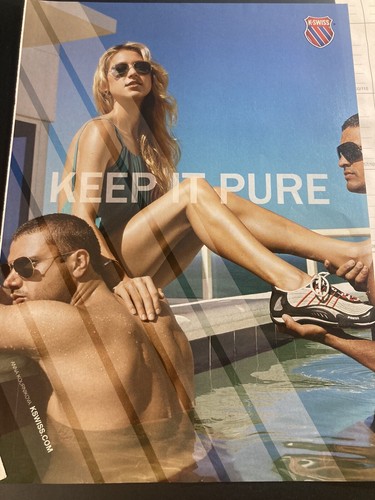 Print Ad Of Anna Kournikova For K Swiss Sneakers - Picture 2 of 3