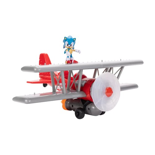 Sonic The Hedgehog Tornado Biplane Playset with 2.5" Sonic Action Figure New E12 - Picture 5 of 9