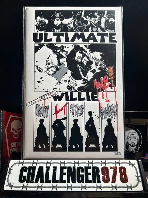 ULTIMATE WILLIE #1 DOUBLE REMARK + SIGNED - Waite & Marat - 1/1