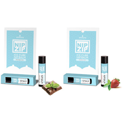 Nip Zip Ice Cube Cooling Sensation Nipple Arousal Balm - Choose Flavor