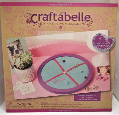Craftabelle Pinboard Creation Kit - Crafts - Kids Creativity & Imagination.