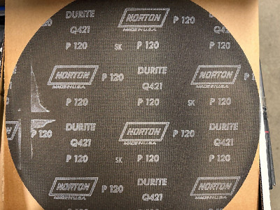 NORTON Q421 16'' FLOOR SCREEN DISCS P120 10 PACK NEW 20516