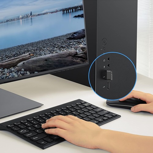 Adattatore Bluetooth USB 5.1, Mini Chiavetta Bluetooth Per PC Laptop Dongle Blue - Foto 4 di 12