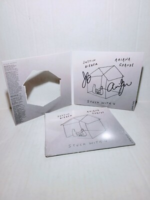 【感謝価格】 Stuck Bieber Justin Grande, Ariana With Autographed U ポップス/ロック(洋楽)